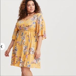 Yellow Floral Dress